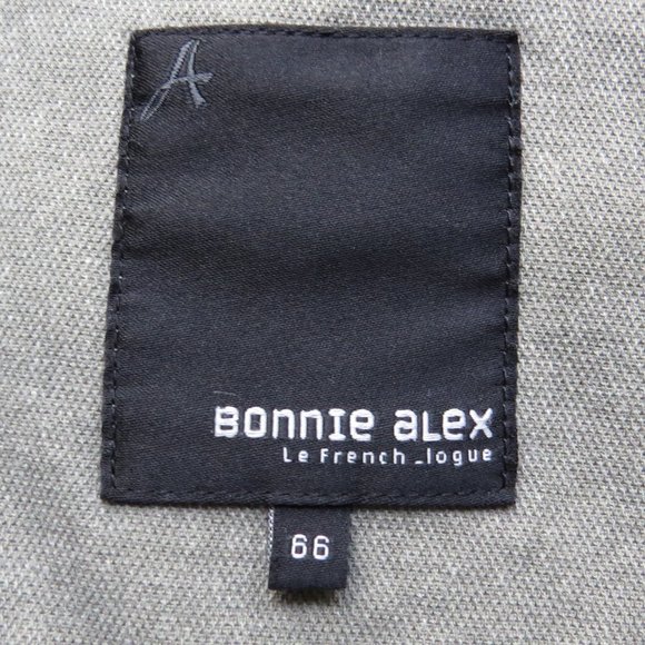 BONNIE ALEX Long Utility Jacket Coat - Womens Small - Khaki Green - Snap Closure - Picture 14 of 15